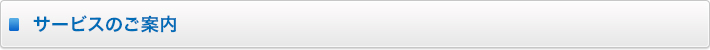 サービスのご案内